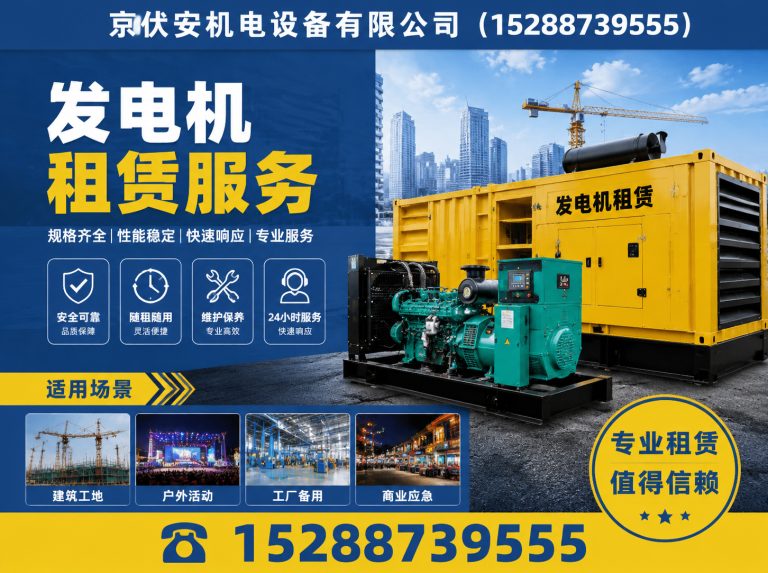 济宁发电车出租展示图